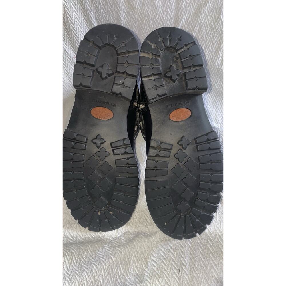 HARLEY DAVIDSON BLACK LEATHER RIDING BOOTS MEN'S 10.5 - Picture 6 of 13